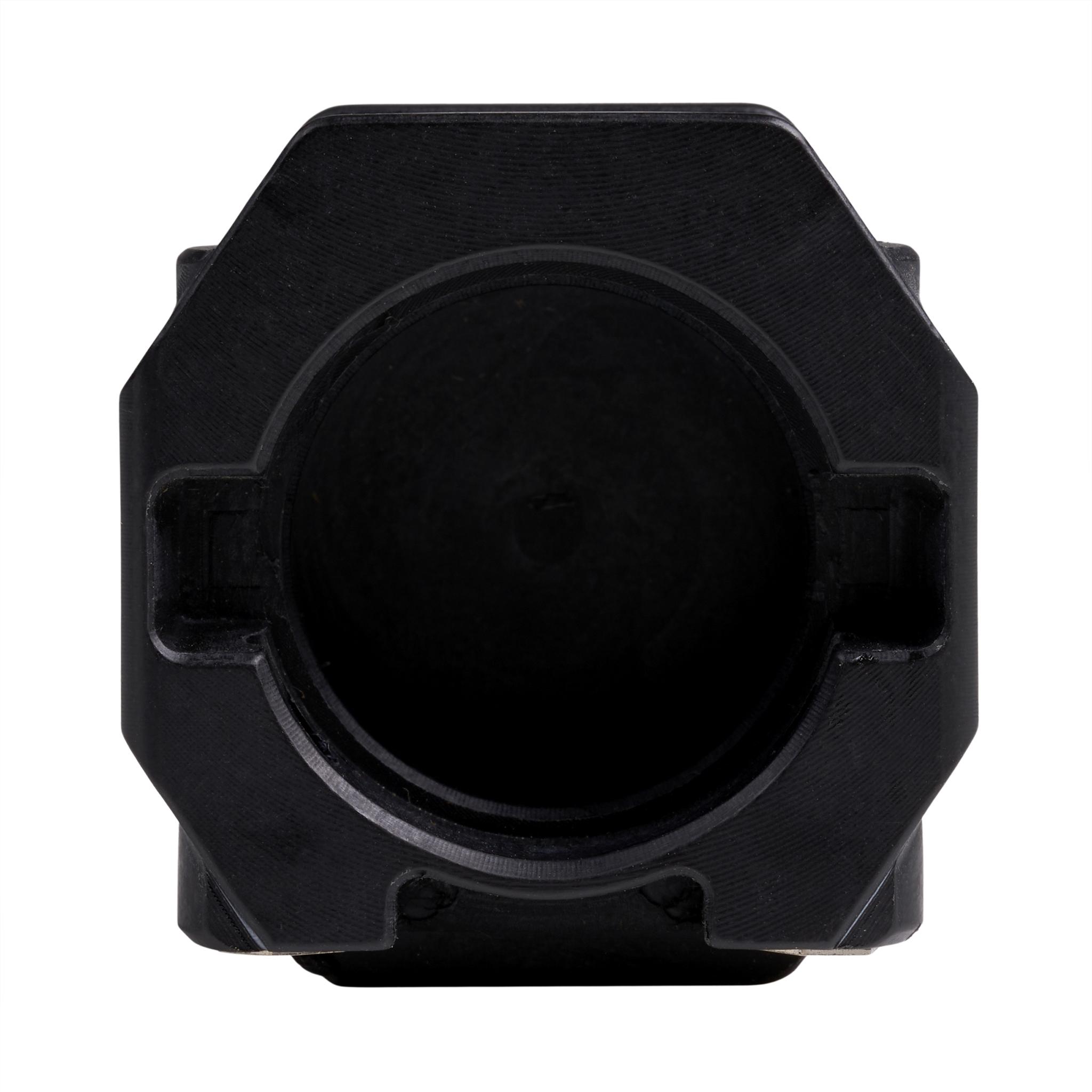 top view of the manifold end cap